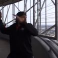 Video: Dude nails perfect shot into moving basket from top of 560 foot Reunion Tower in Dallas