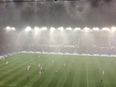 Pic: Hail stops play between Manchester United and Stoke in Capital One Cup
