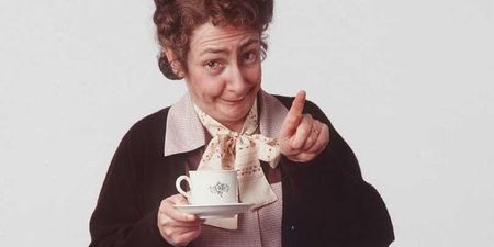 Picture: It looks like Mrs. Doyle didn’t want a cup of tea in Cork last night