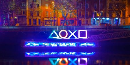 Video: Some spectacular footage of Dublin at night during the launch of the PS4