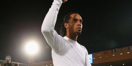 Video: Feast your eyes on this stunning free-kick Ronaldinho scored last night
