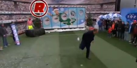 Video: Neil Ruddock was rolling back the years with this brilliant backheel goal on Soccer AM today