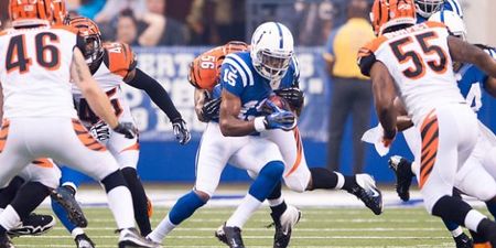 Watch as Indianapolis Colts’ wide receiver takes a stroll through Bengals defence