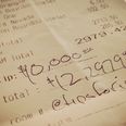 Mystery man leaves tips of over $10,000 for waiters