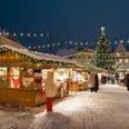 Pic: Beautiful picture of the Christmas markets and the city of Galway at night