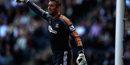 GIF: Hull’s Allan McGregor makes an amazing point blank save from Oscar