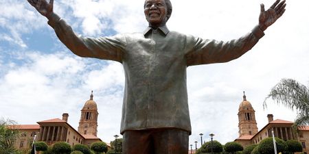 Artists in South Africa ordered to remove rabbit from ear of Nelson Mandela statue