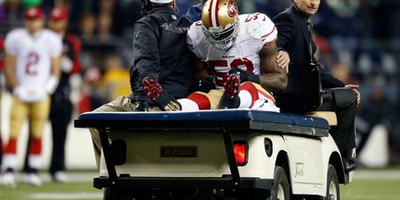GIF: Gruesome leg injury from the NFL last night