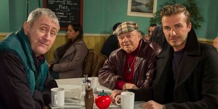 Video: Watch Del Boy take the p**s out of David Beckham on ‘Only Fools and Horses’