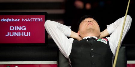 BBC cameraman sings to crowd as lights go out at Masters snooker