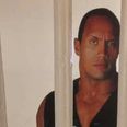 Pics: The Rock really loves the clever stuff one fan did with a life-size cut out of him