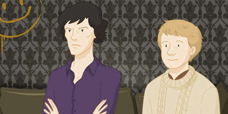 Video: Sherlock Holmes spoils everything good on TV in this brilliant fan-made cartoon