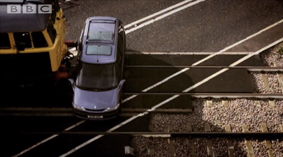 Video: Top Gear’s footage of a train smashing into a car is terrifying