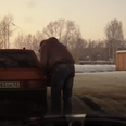 Video: Russian bloke manhandles his car to avoid parking it properly