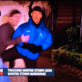 Video: Weatherman knees a college kid in the crotch for interrupting his shot