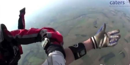 Video: Skydiver saved in mid-air after being knocked unconscious at 12,500ft