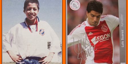 Check out Luis Suarez as a 14-year-old playing for Nacional in Uruguay