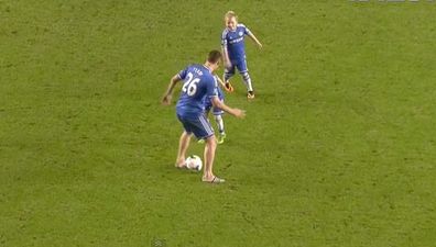Video: John Terry gets nutmegged by his own son