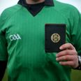 Video: Wicklow under-21 player shown black card for roaring ‘Where’s your f**king black card?’ at the ref
