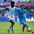 Vine: Wilfried Bony’s magnificent nutmeg on Vlad Chiriches was a thing of beauty