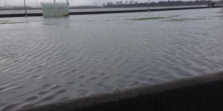 Pics: The bad weather has caused some flooding in Clontarf