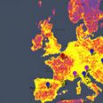 A few popular Irish destinations appear in this map of the world’s most photographed places