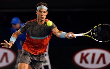 Pics: Rafa Nadal was really feeling the heat during the Australian Open today