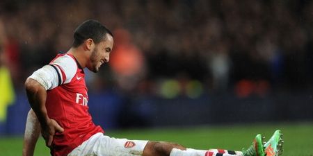 Tough on Theo as Walcott ruled out for six months with cruciate ligament injury