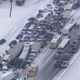 Pics: Incredible pictures show the damage caused by massive pile-up in Canada