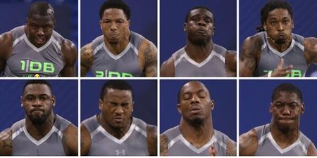 Pics: The NFL’s ‘Faces of the 40-Yard dash’ is just great