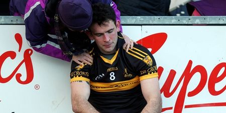 Pic of the day: Dr Crokes’ Ambrose O’Donovan comforted by fan after defeat to Castlebar Mitchels