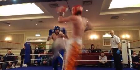 Video: Irish kickboxer lands stunning 360 kick to opponent’s head