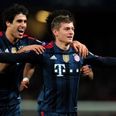 Vine: Kroos missile; Toni puts Bayern in driving seat against Arsenal with a rasper
