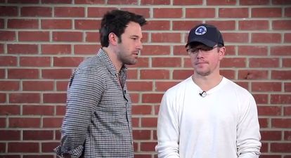 Video: Watch Matt Damon and Ben Affleck rip the p**s out of each other in aid of charity