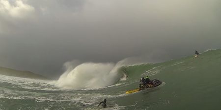 Video: Surfer rides massive wave at Mullaghmore this weekend
