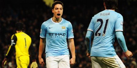 Video: Jovetic and Nasri both score to dump Chelsea out of the FA Cup…