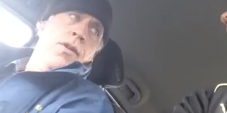 Video: Irish dad loses the rag at his son in this hilarious driving test prank