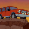 Gif: This driver takes the ‘Canyonero’ approach to cutting through traffic