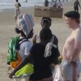 Irish lad talking to some locals in Sierra Leone