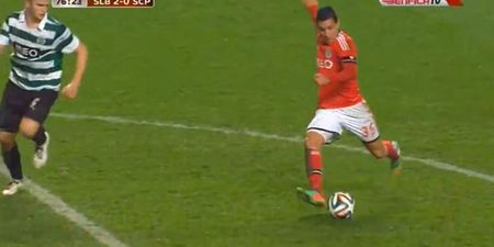Video: Enzo Perez’s brilliant goal gave Benfica the edge over Sporting in the Lisbon derby