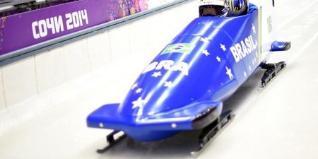 GIF: Brazilian bobsled team survive horror crash at the Winter Olympics