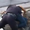 Video: Cycling criminal stopped in his tracks by cop’s spectacular diving tackle