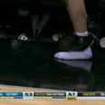 Video: NBA star’s shoe explodes on the court