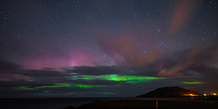 Pics: BBC weather presenter Barra Best posts pictures of the Aurora Borealis from Northern Ireland