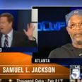 Silly reporter mistakes Samuel L. Jackson for Laurence Fishburne on live TV… and Jackson isn’t one bit pleased