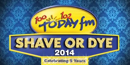 Video: Watch as Today FM’s Shave Or Dye campaign brilliantly breaks yet another world record