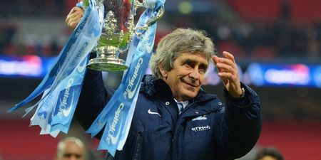Video: Manuel Pellegrini accidentally said that he loves managing Manchester United yesterday