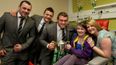 Pictures: Brian O’Driscoll and some of his Irish team-mates visited Temple Street Children’s Hospital today