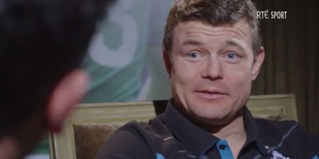 Brian O’Driscoll was watching Orange Is The New Black during the first half