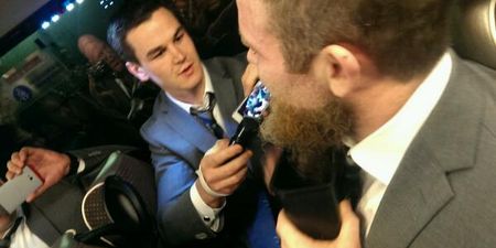 Pic: Nooooooo!!!! Jonny Sexton shaves off Gordon D’Arcy’s magnificent beard
